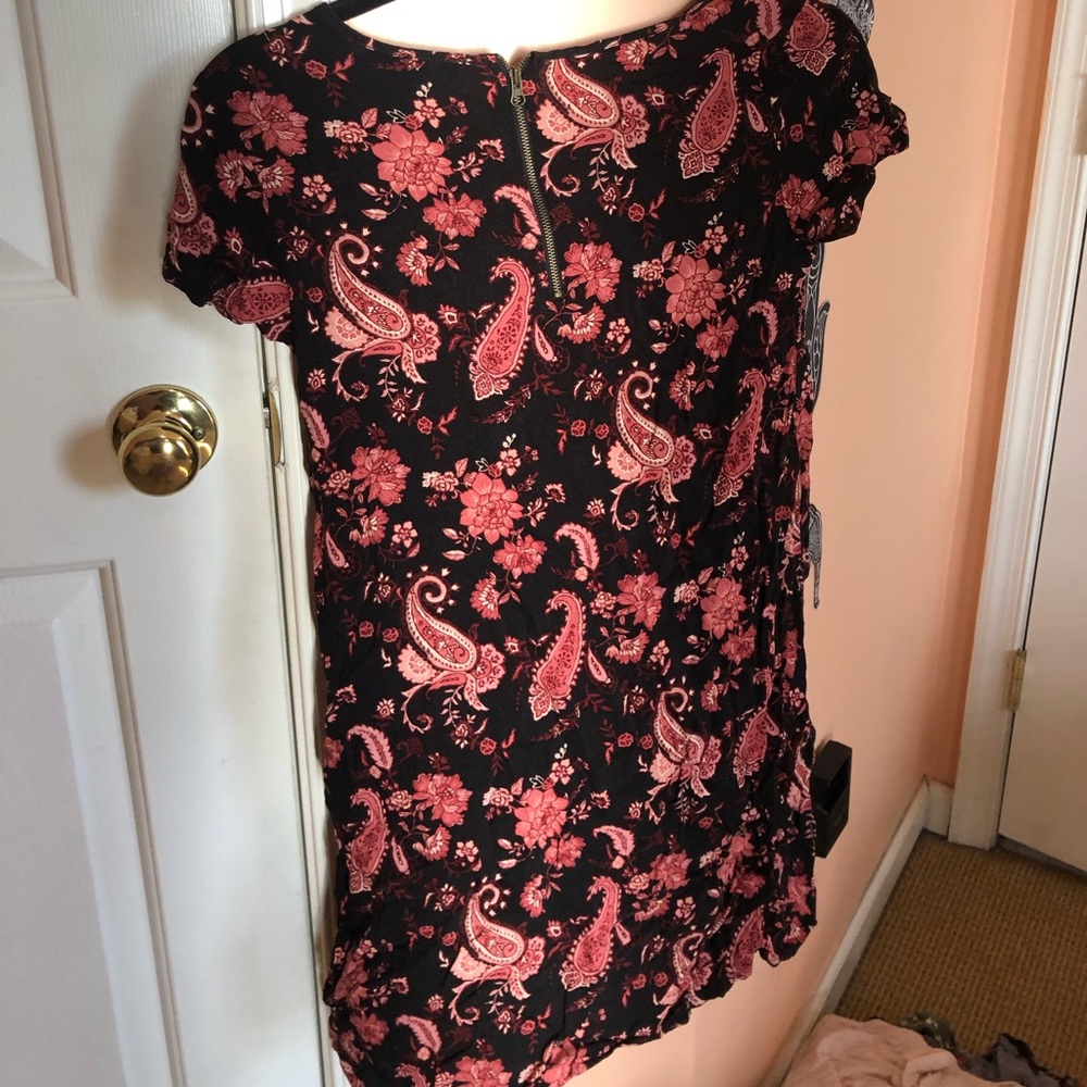 FLORAL MINI DRESS - Picture 2 of 3